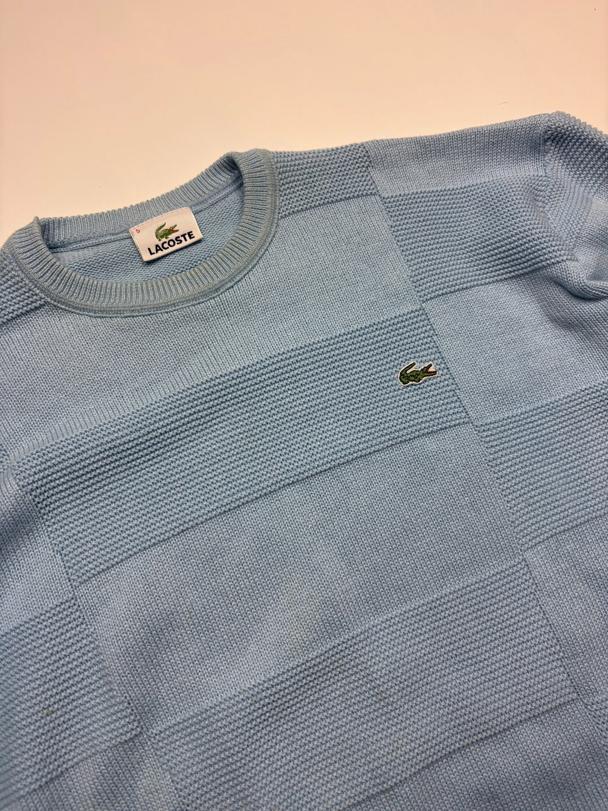 Lacoste Strickpullover - Hellblau (M) - PKeyVintage