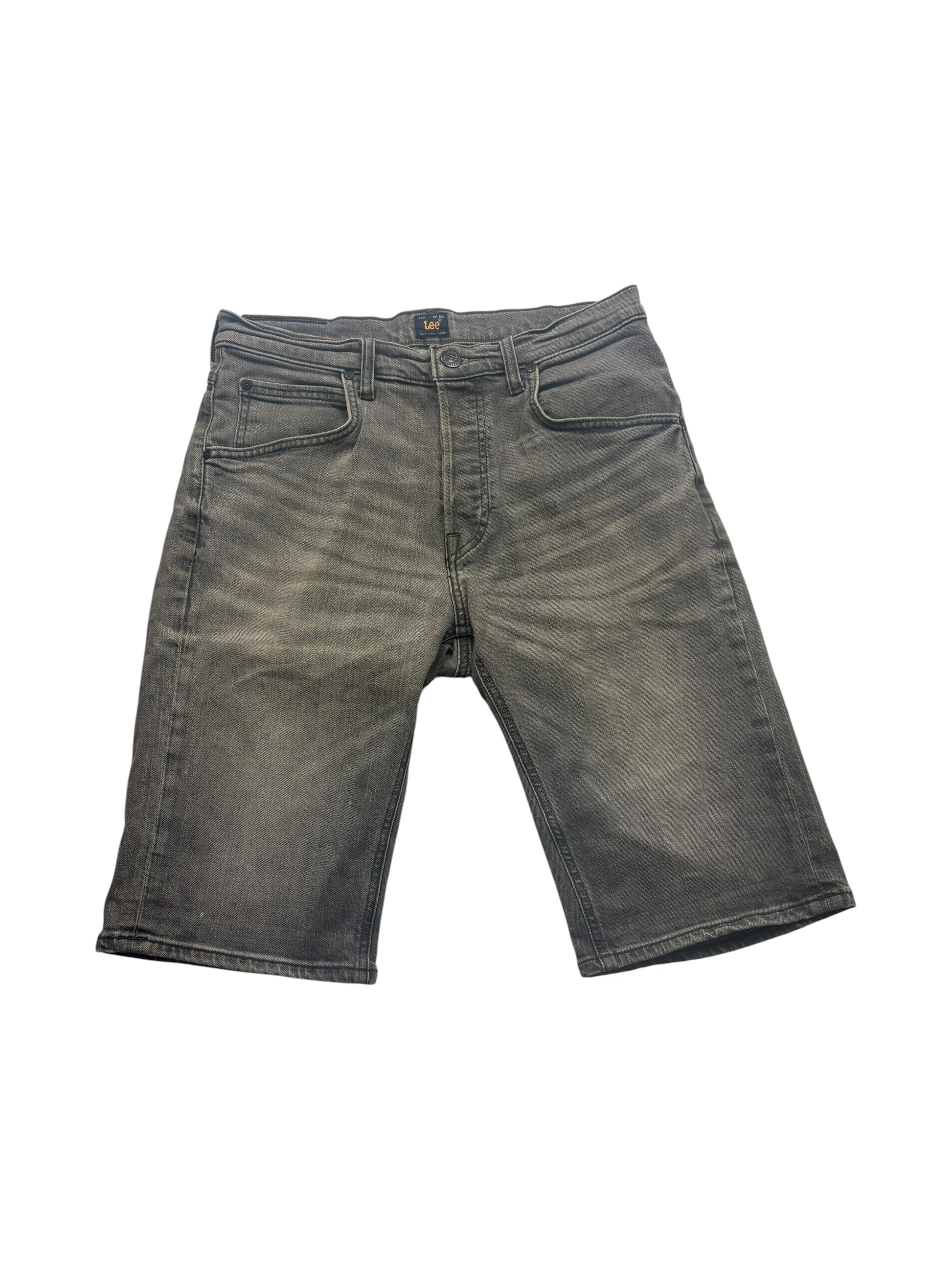 Lee Denim Vintage Shorts Grau Frontansicht