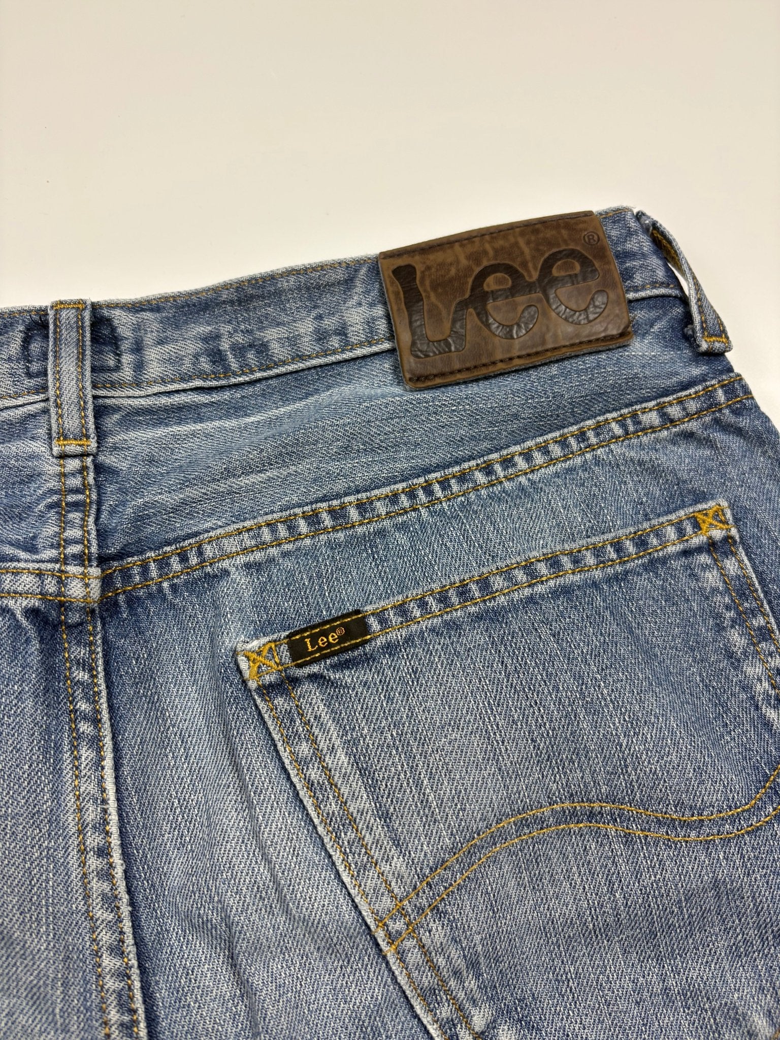 Lee Logo - Patch Vintage Jeans – Blue Wash (W34/L30) - PKeyVintage