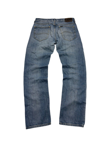 Lee Logo - Patch Vintage Jeans – Blue Wash (W34/L30) - PKeyVintage