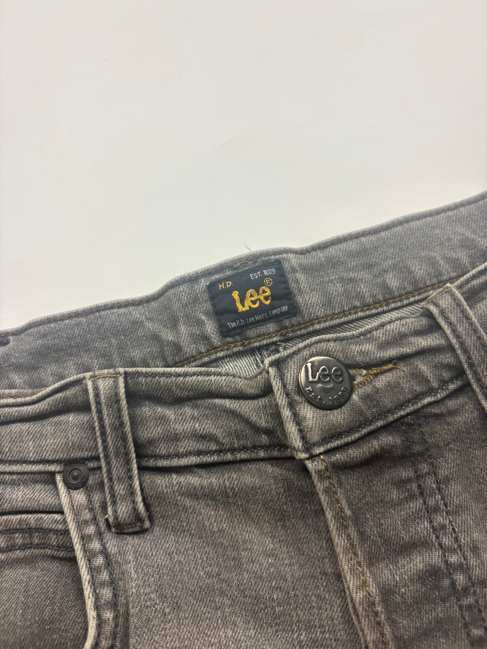Graue Denim-Optik der Lee Vintage Shorts