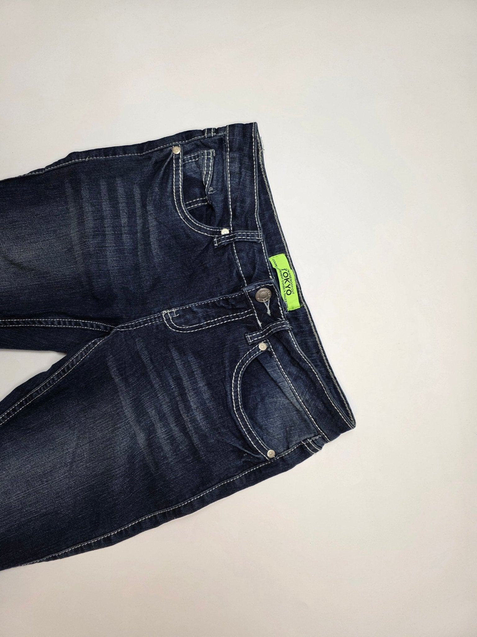 Low Rise Vintage Jeans – Dunkelblau (7) - PKeyVintage