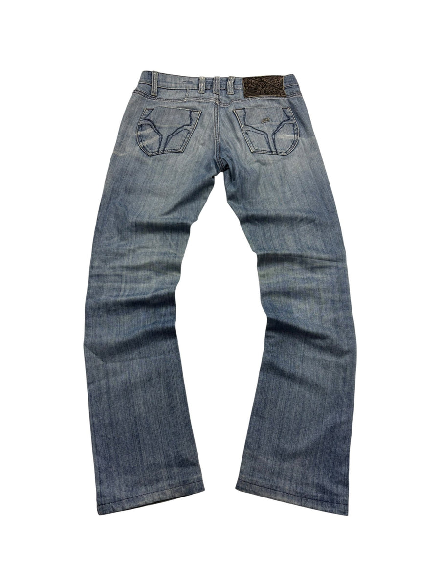 Miss Sixty Blitz Destroyed Vintage Jeans in Hellblau – Rückansicht