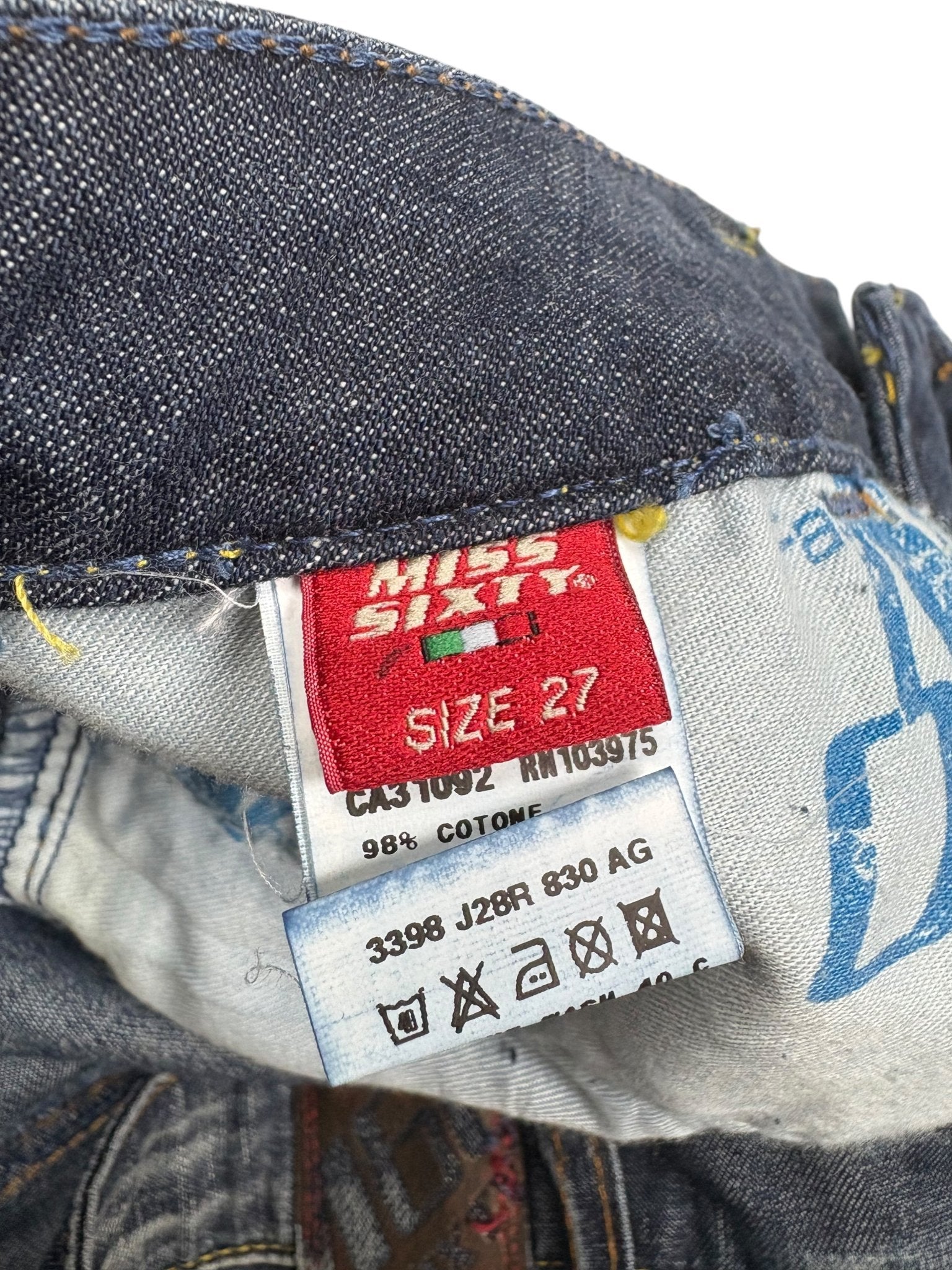 Miss Sixty Extra Low TY Y2K Vintage Bootcut Jeans – Blau (27) - PKeyVintage