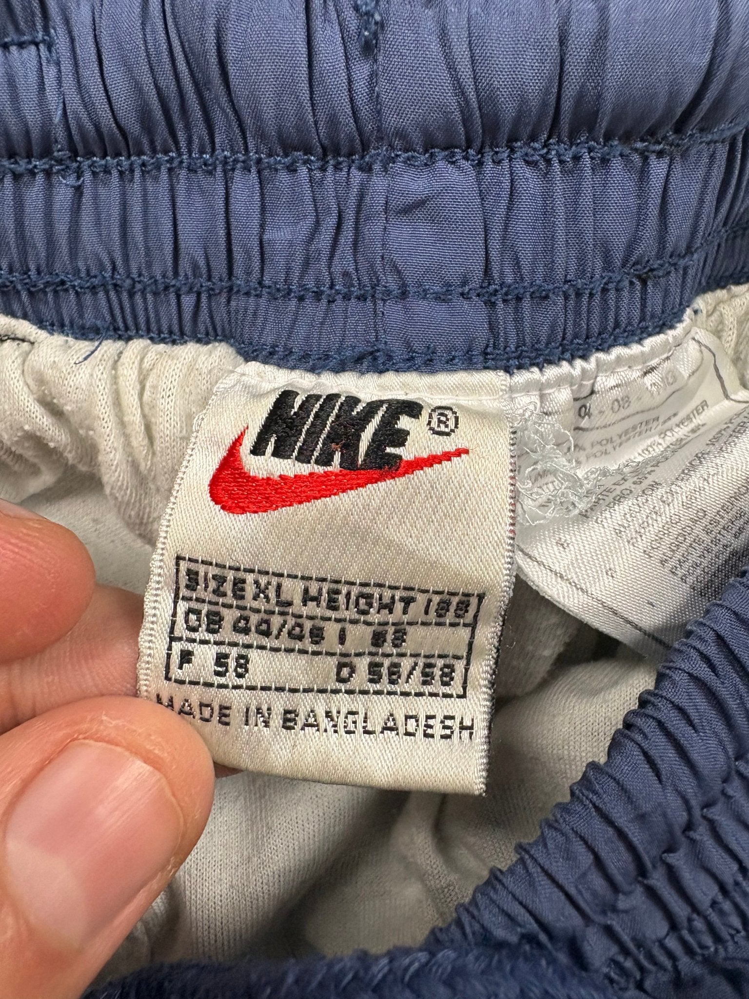 Nike 90s Drawstring Vintage Trackpants – Blau (XL) - PKeyVintage