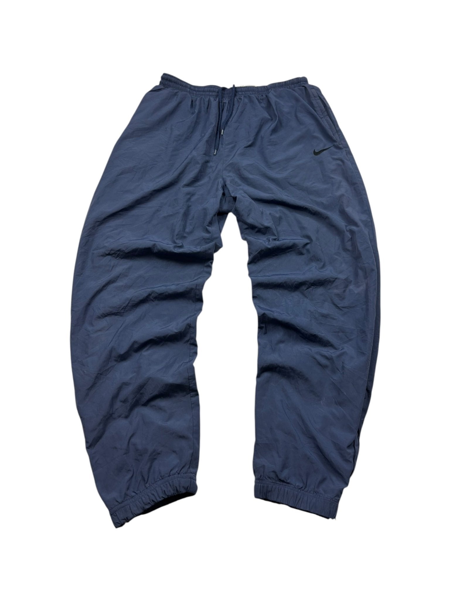 Nike 90s Drawstring Vintage Trackpants Blau XL Frontansicht