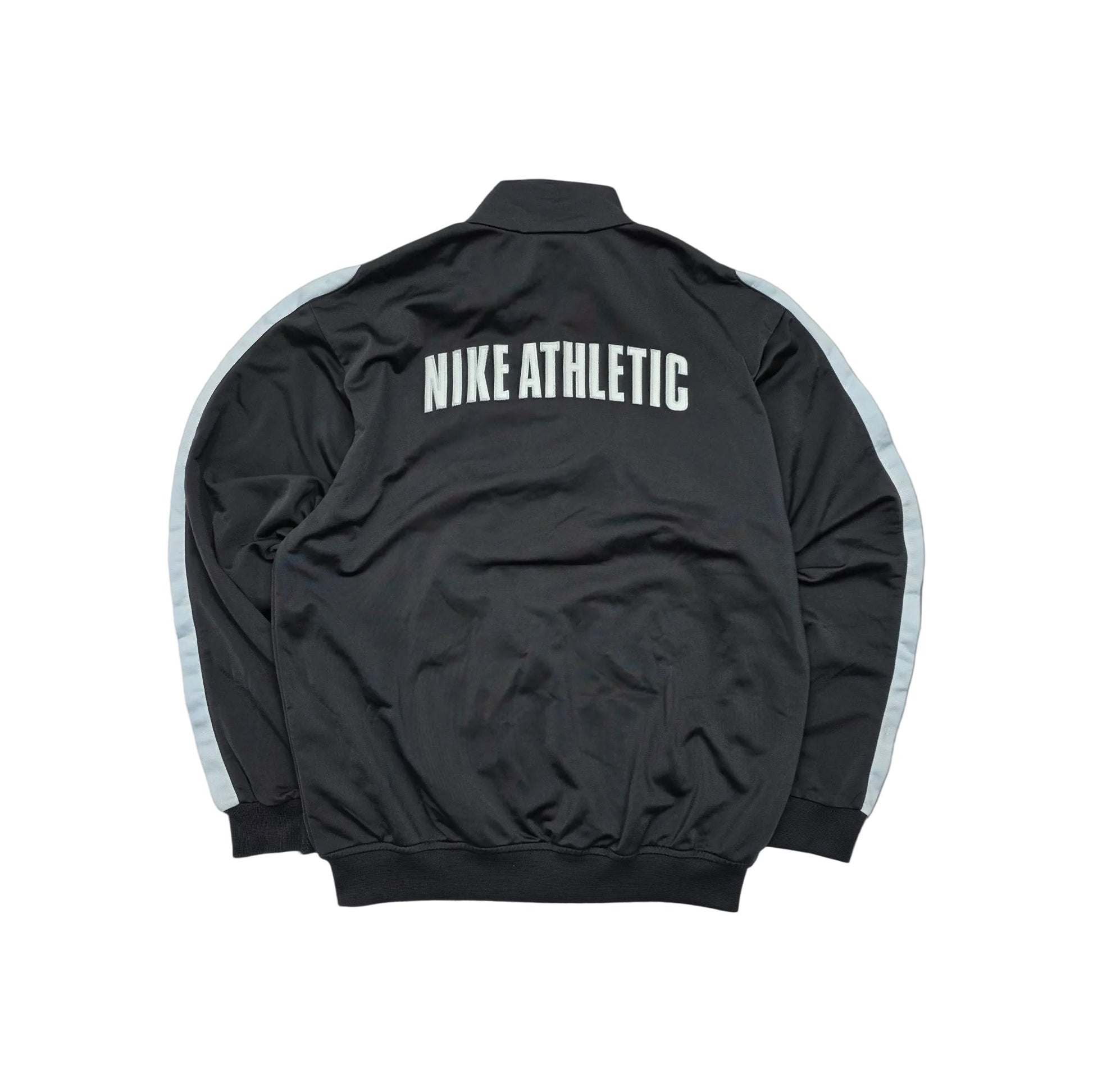 Nike ATHLETIC Vintage Trackjacket – Schwarz/Hellblau (S) - PKeyVintage
