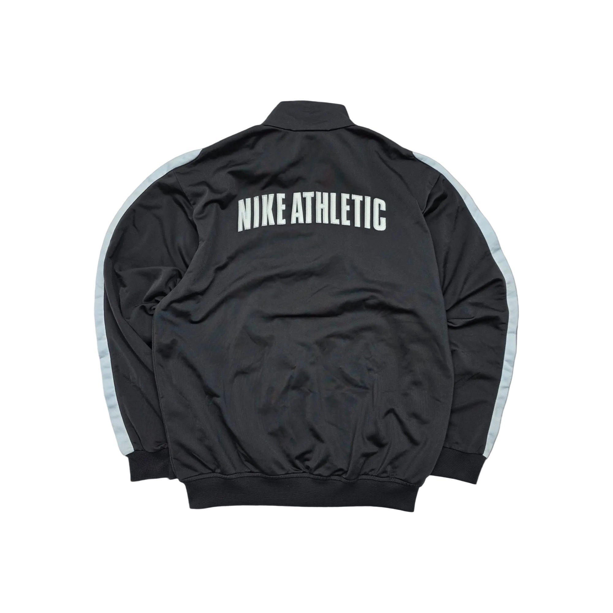 Nike ATHLETIC Vintage Trackjacket – Schwarz/Hellblau (S) - PKeyVintage
