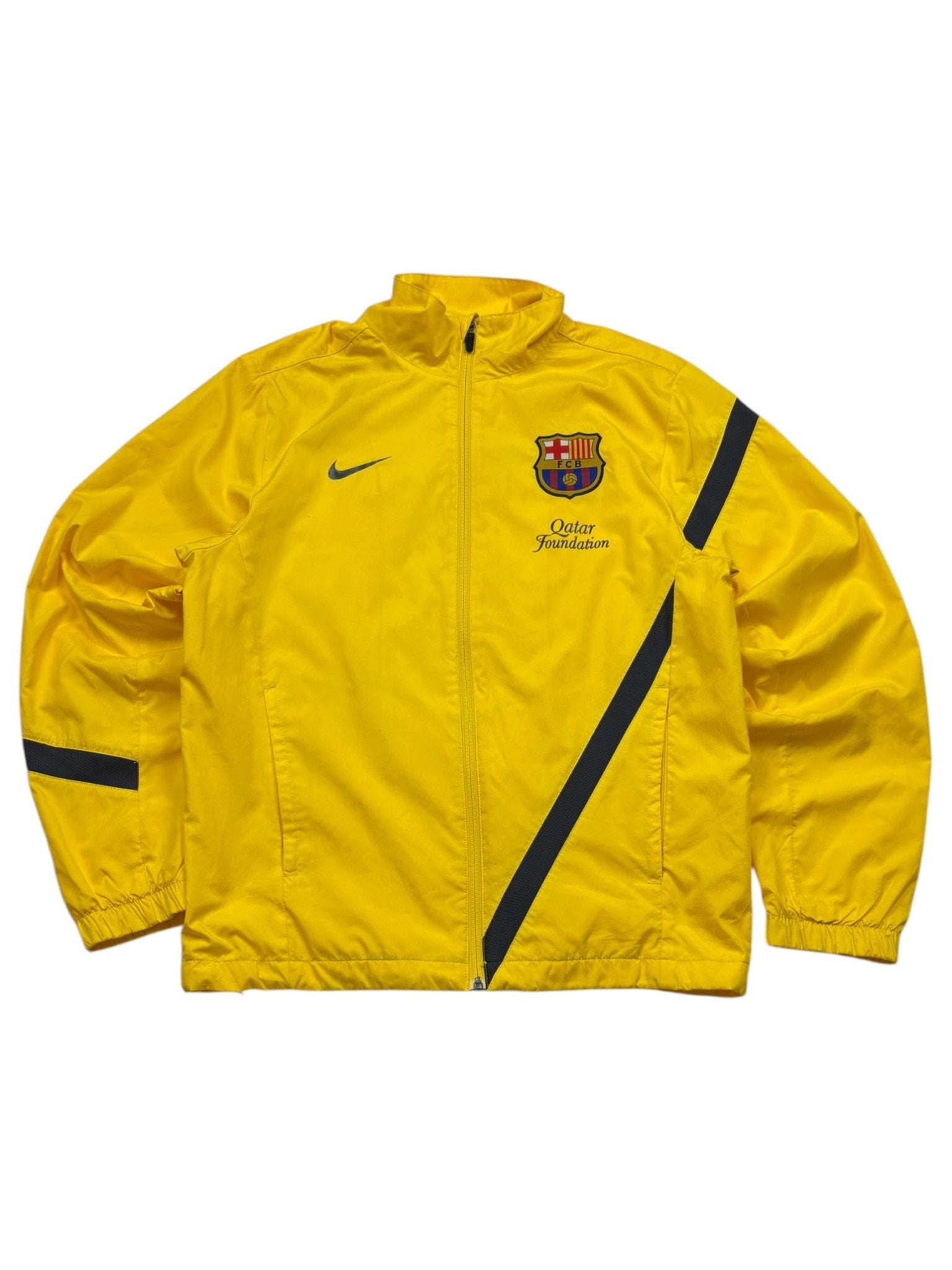 Nike Barcelona Crest Vintage Tracksuit – Gelb/Navy (S) - PKeyVintage