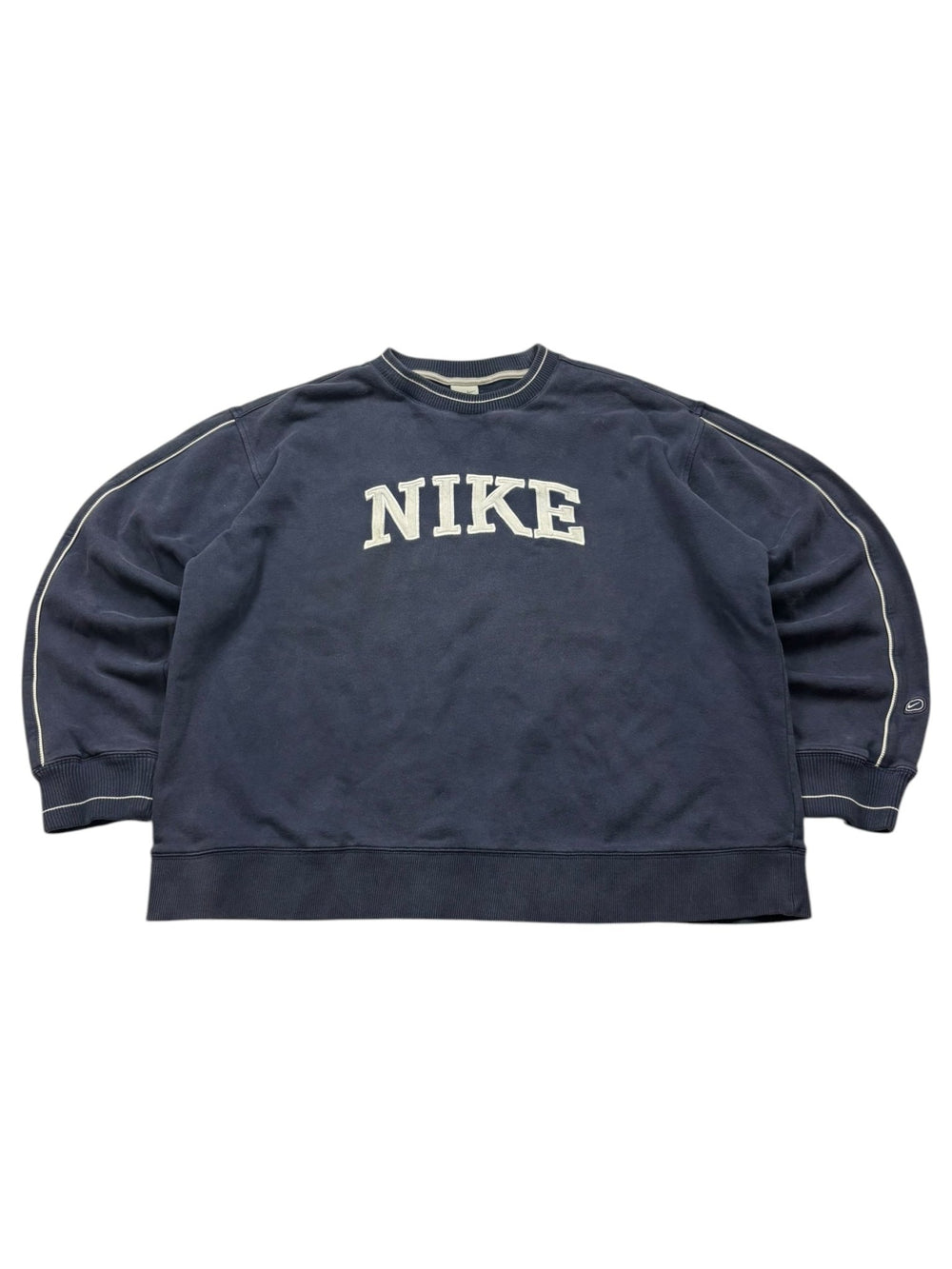 Nike Big Logo Vintage Sweater – Navy (XL) - PKeyVintage