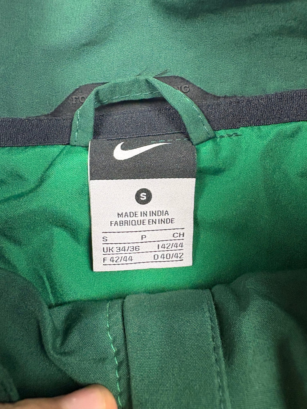 Nike Brasil CBF Vintage Trackjacket – Grün/Gelb (S) - PKeyVintage