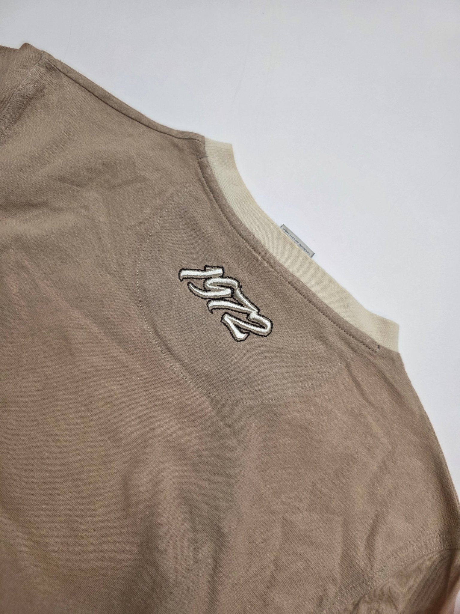 Nike Cortez Long Sleeve - Beige/Creme/Braun (L) - PKeyVintage