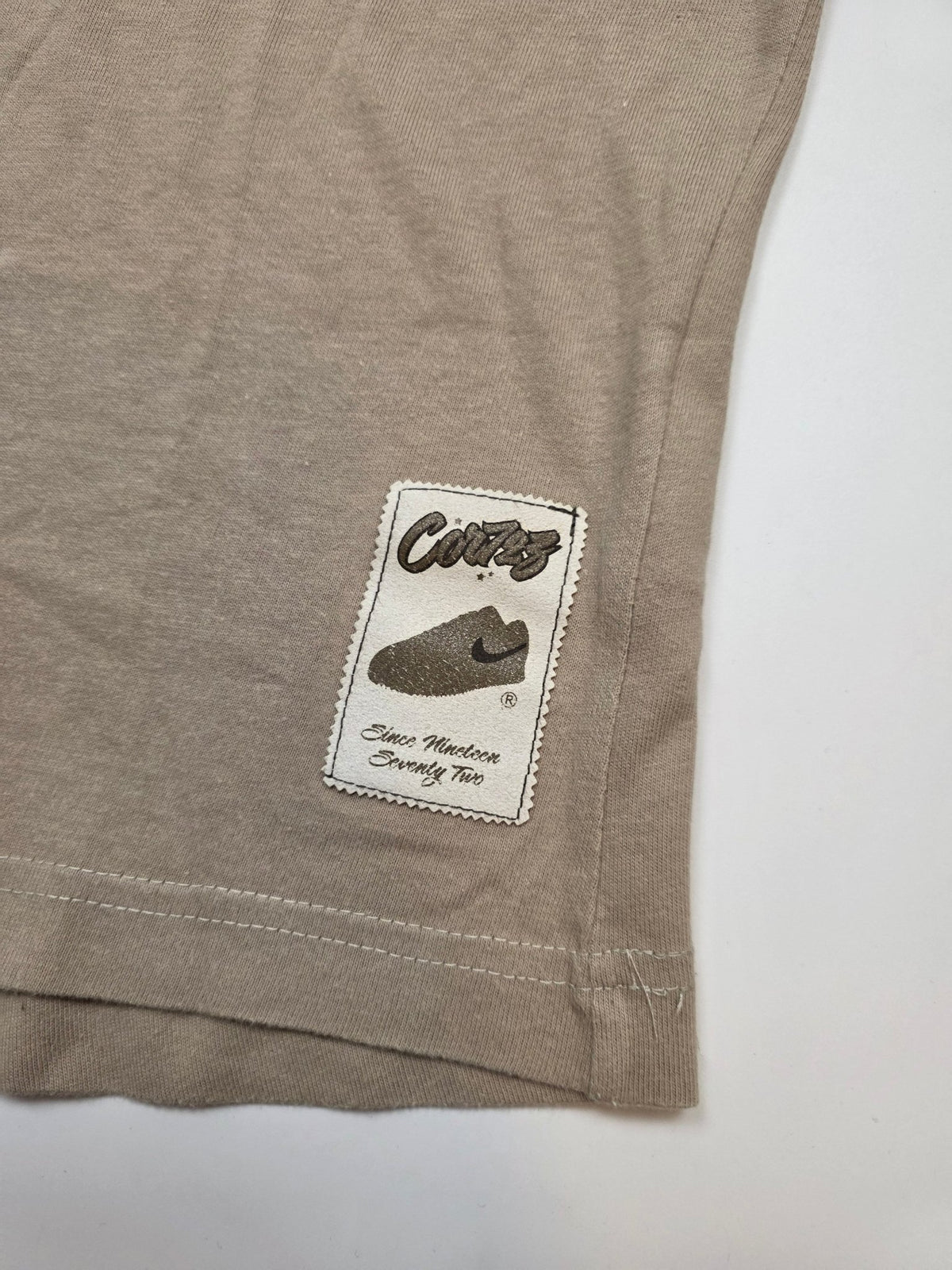 Nike Cortez Long Sleeve - Beige/Creme/Braun (L) - PKeyVintage