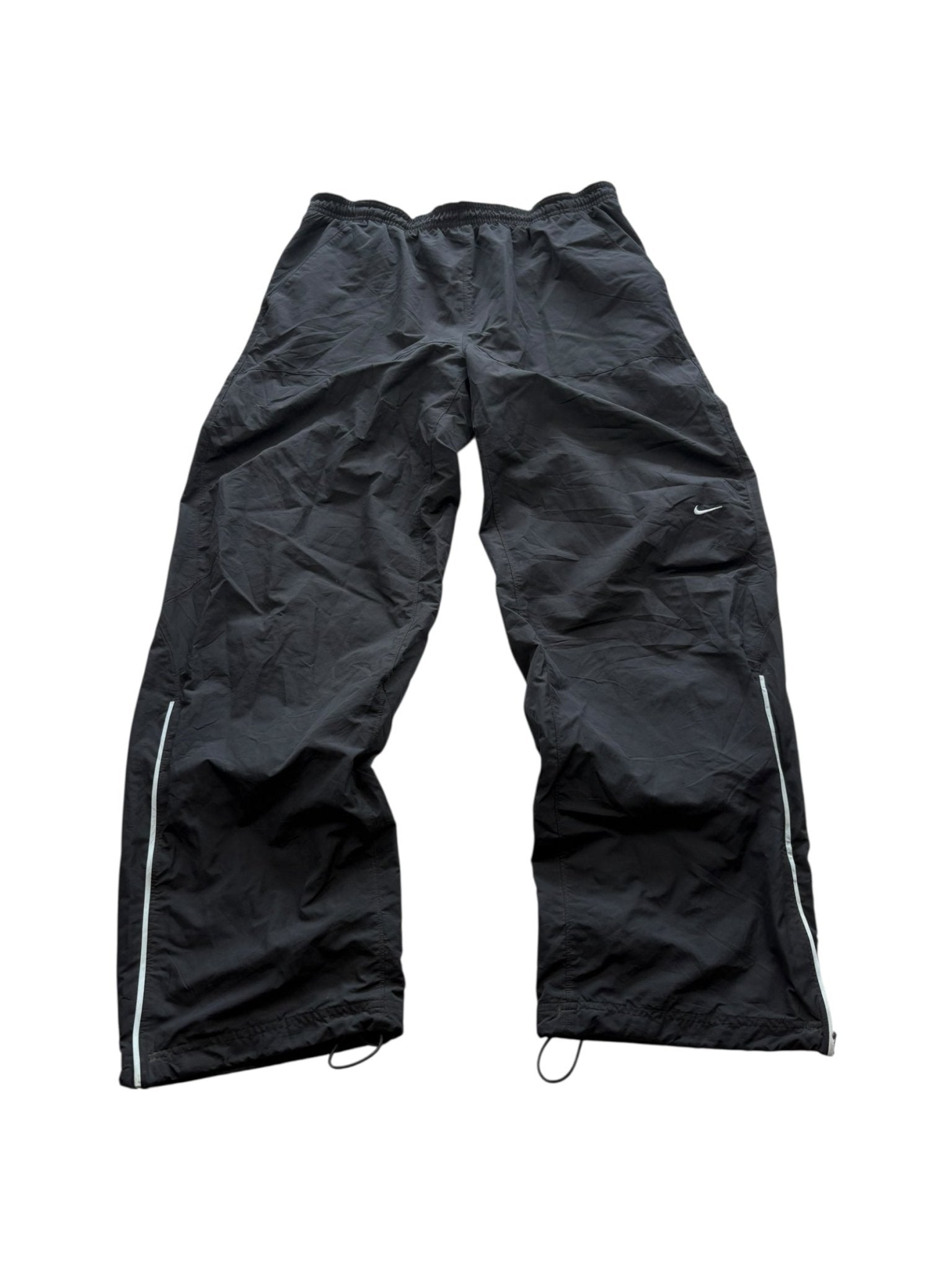 Nike Dri-FIT Vintage Trackpants Schwarz Weiß L Frontansicht
