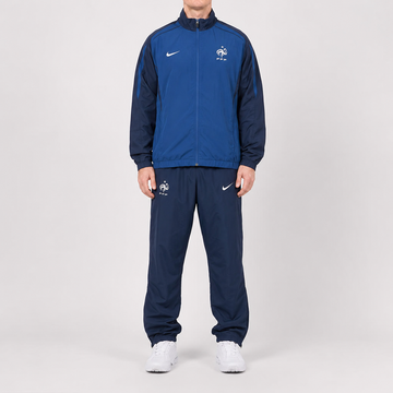 Nike FFF Wappen Vintage Tracksuit – Blau/Navy (S)