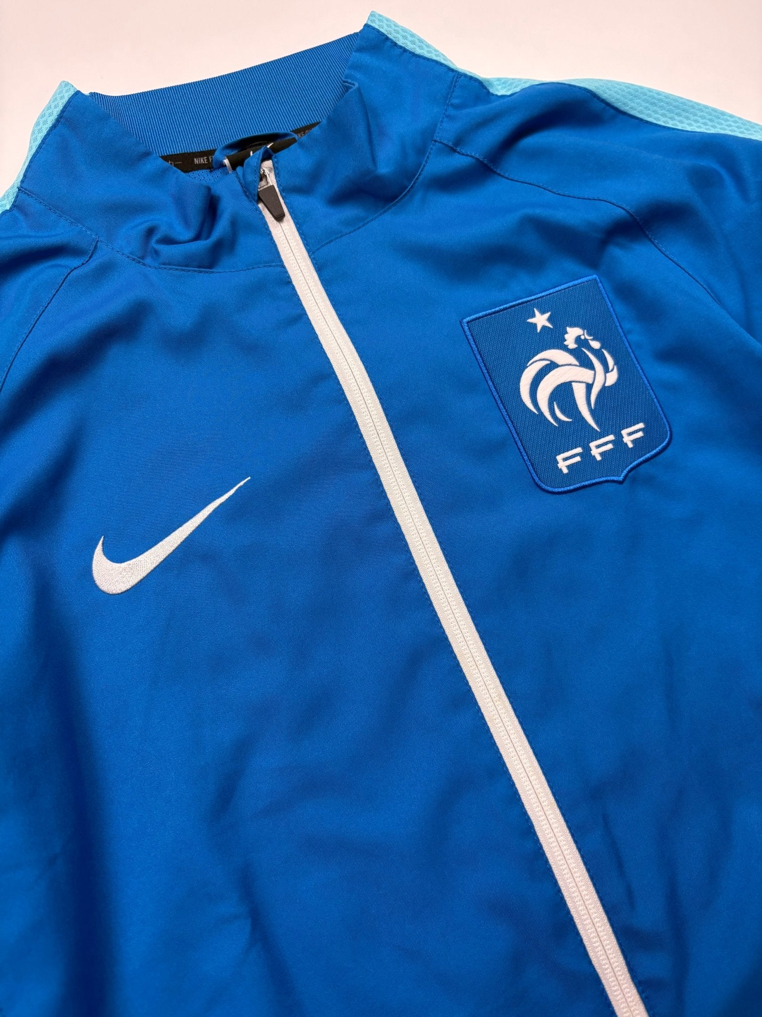 Nike FFF Frankreich Vintage Trackjacket – Blau (S) - PKeyVintage