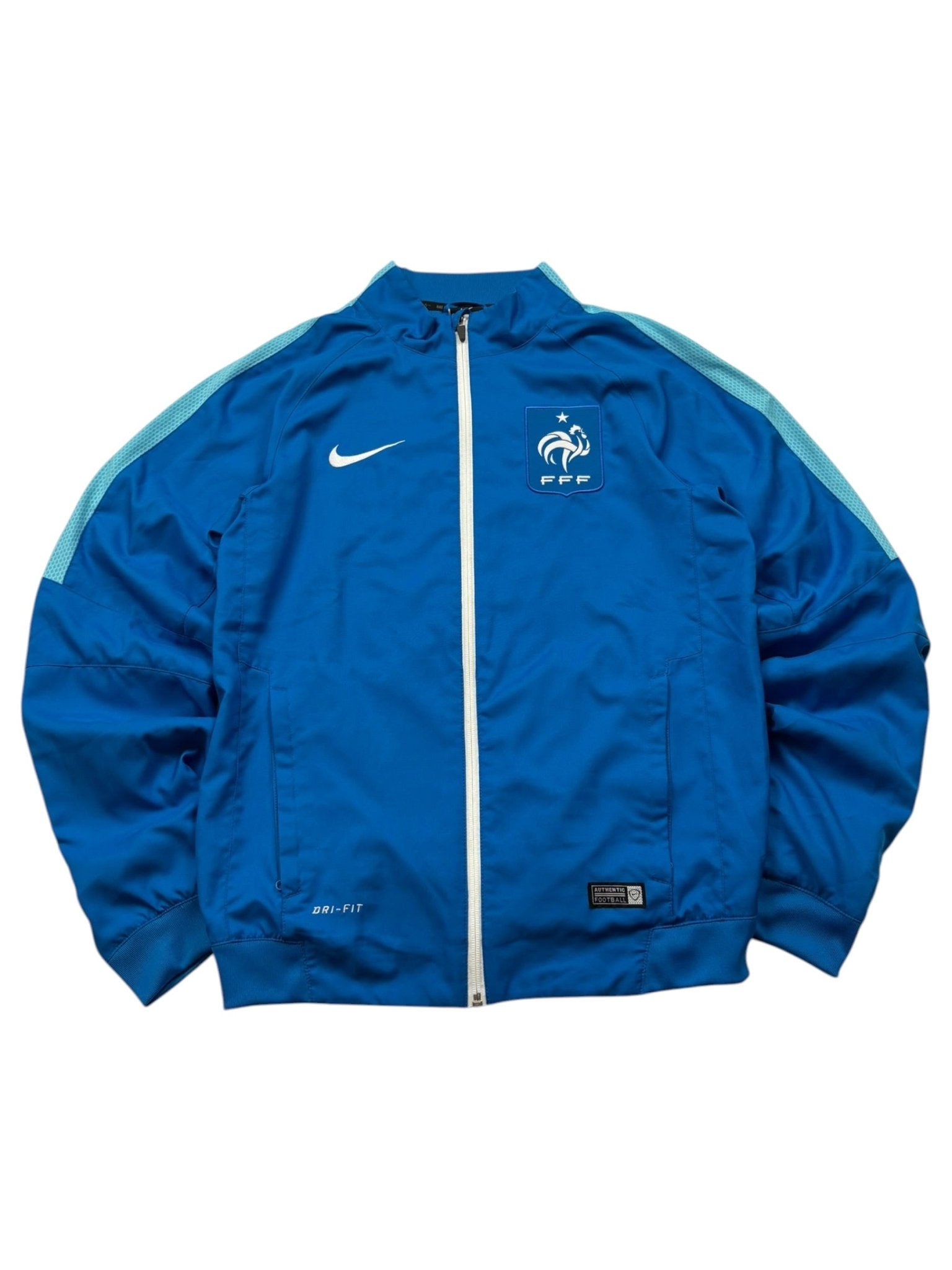 Nike FFF Frankreich Vintage Trackjacket – Blau (S) - PKeyVintage