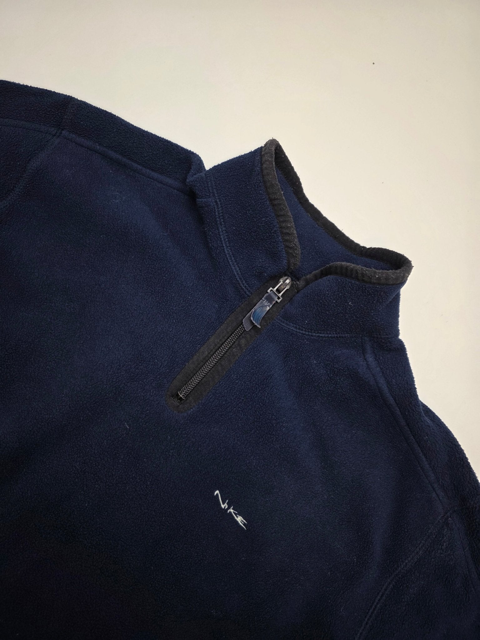 Nike Half - Zip Vintage Fleece – Navy (M) - PKeyVintage