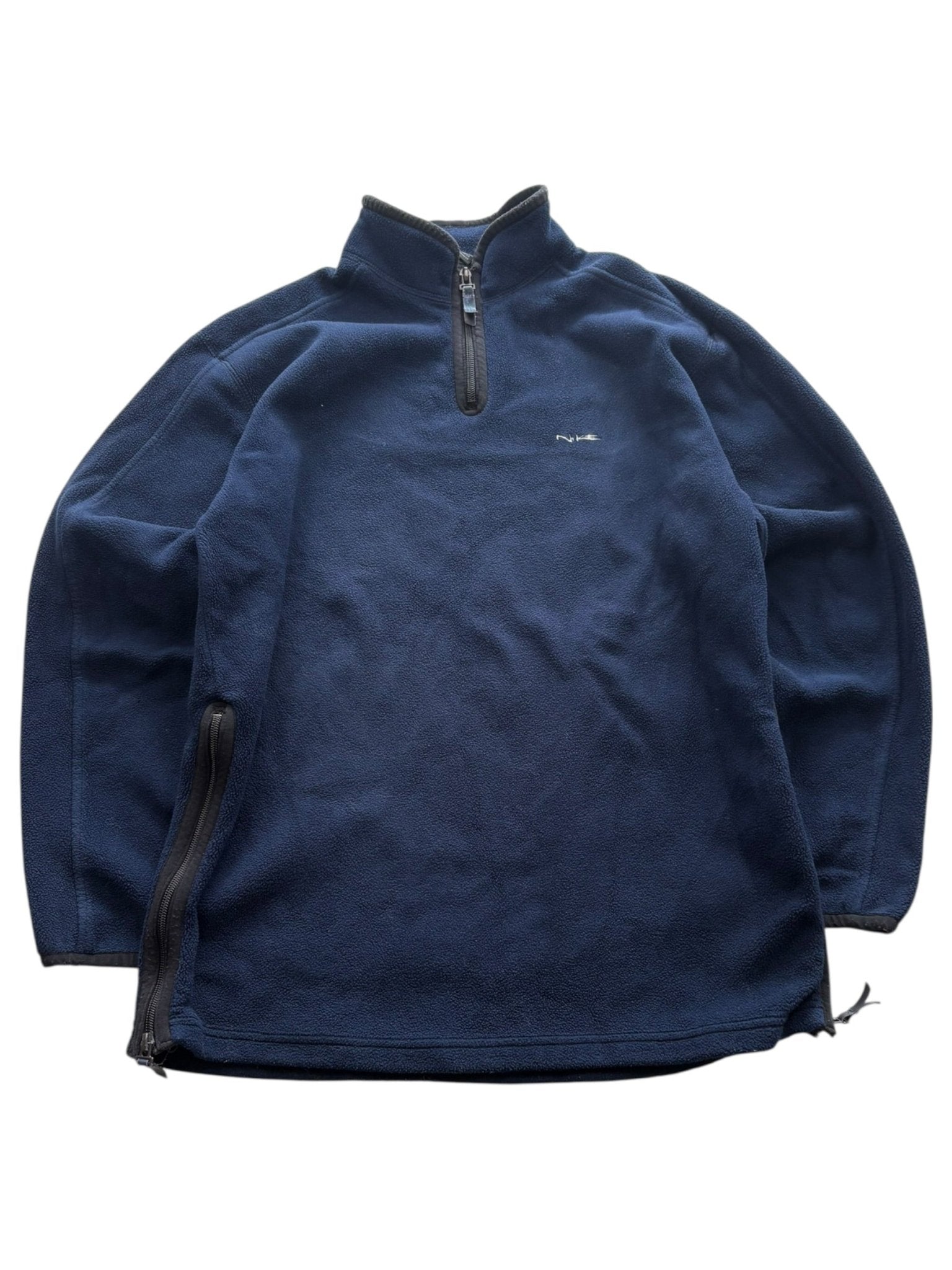 Nike Half - Zip Vintage Fleece – Navy (M) - PKeyVintage