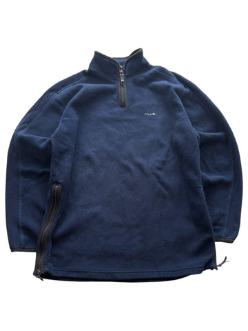 Nike Half - Zip Vintage Fleece – Navy (M) - PKeyVintage
