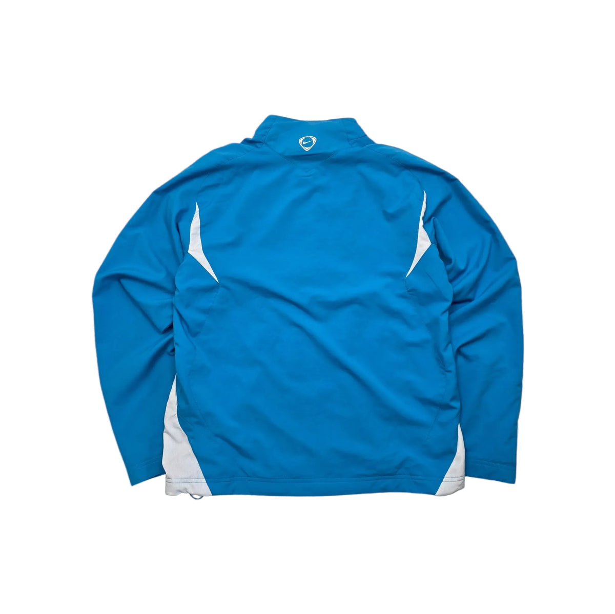 Rückansicht der blauen Nike Inter Mailand Vintage Trackjacket mit weißen Einsätzen