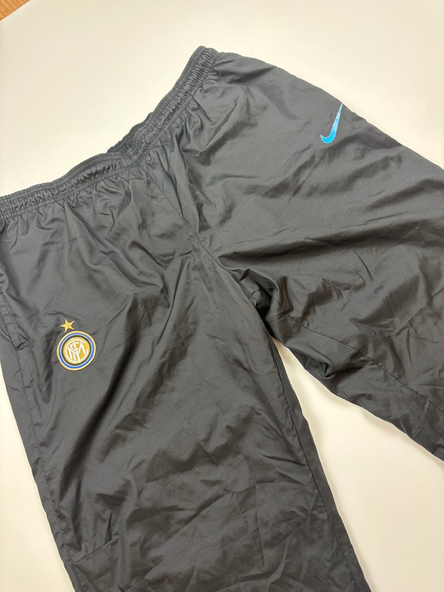 Nike Inter Mailand Crest Vintage Trackpants – Schwarz/Blau (XXL) - PKeyVintage