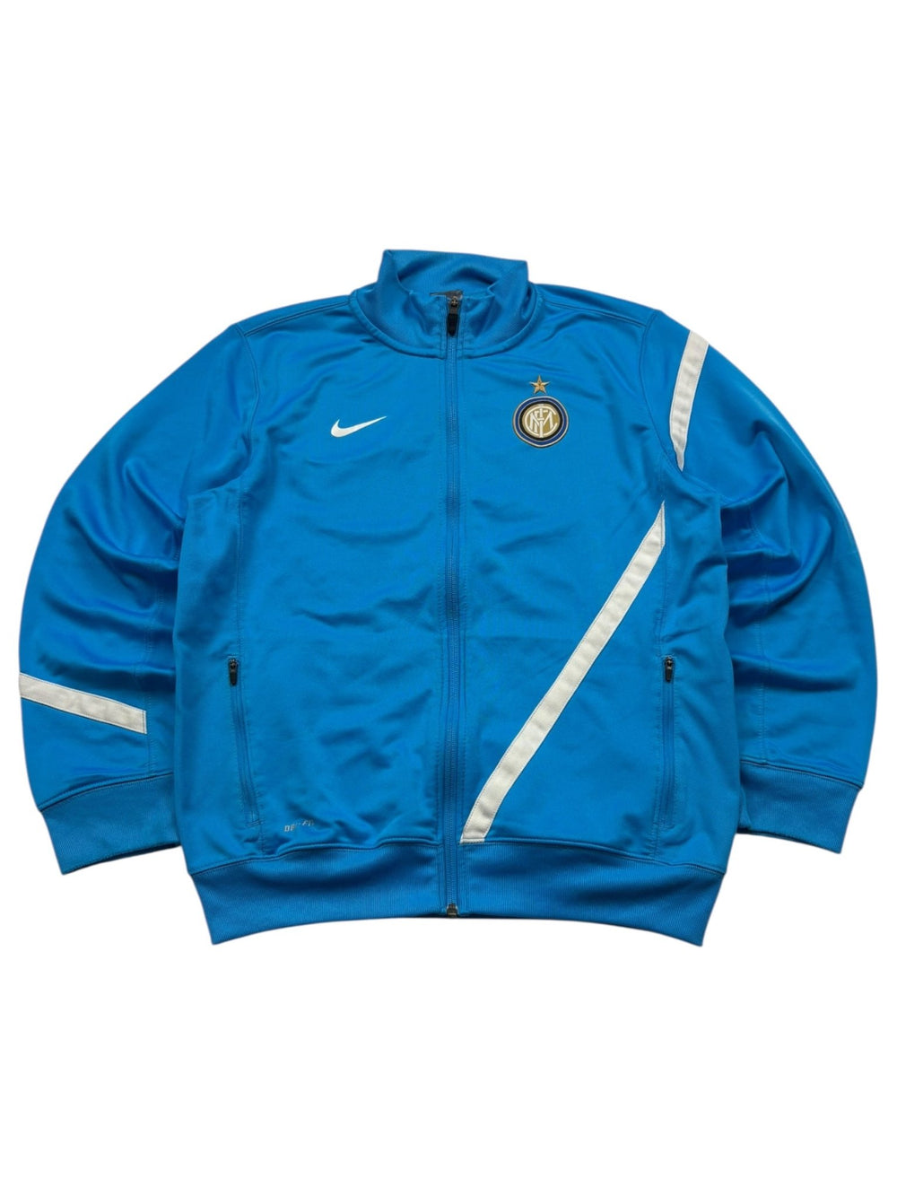 Nike Inter Mailand Trackjacket - Blau/Weiß (S) - PKeyVintage