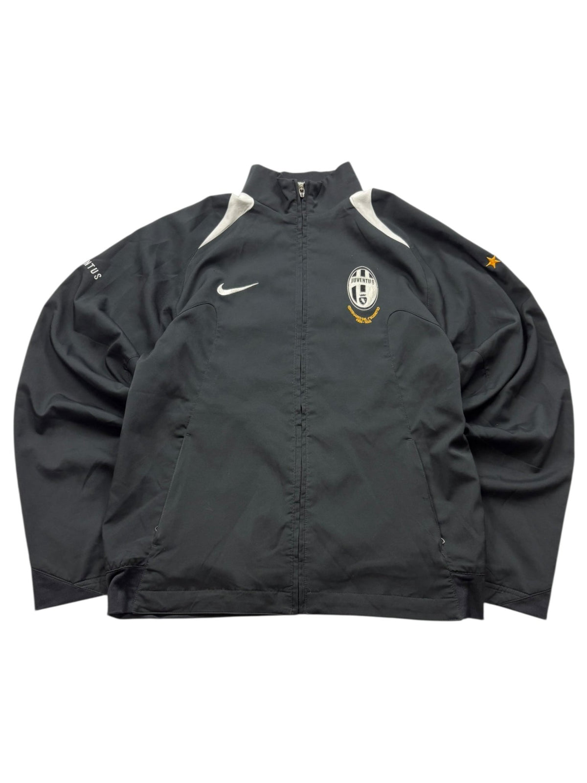 Nike Juventus Centenario Vintage Trackjacket in Anthrazit – Vorderansicht