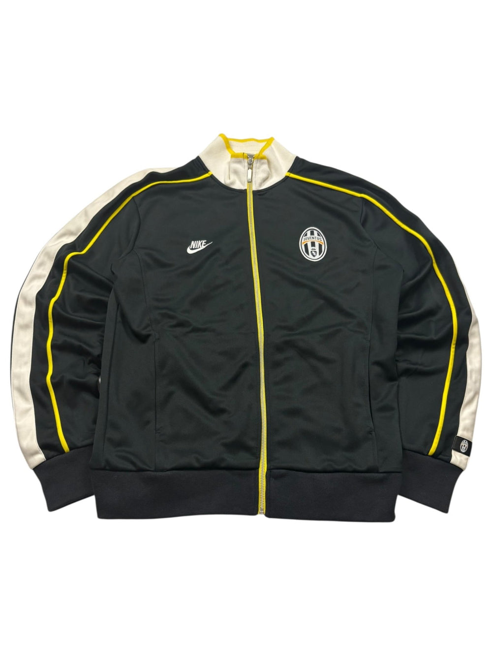 Nike Juventus Turin Trackjacke - Schwarz/Weiß/Gelb (L) - PKeyVintage
