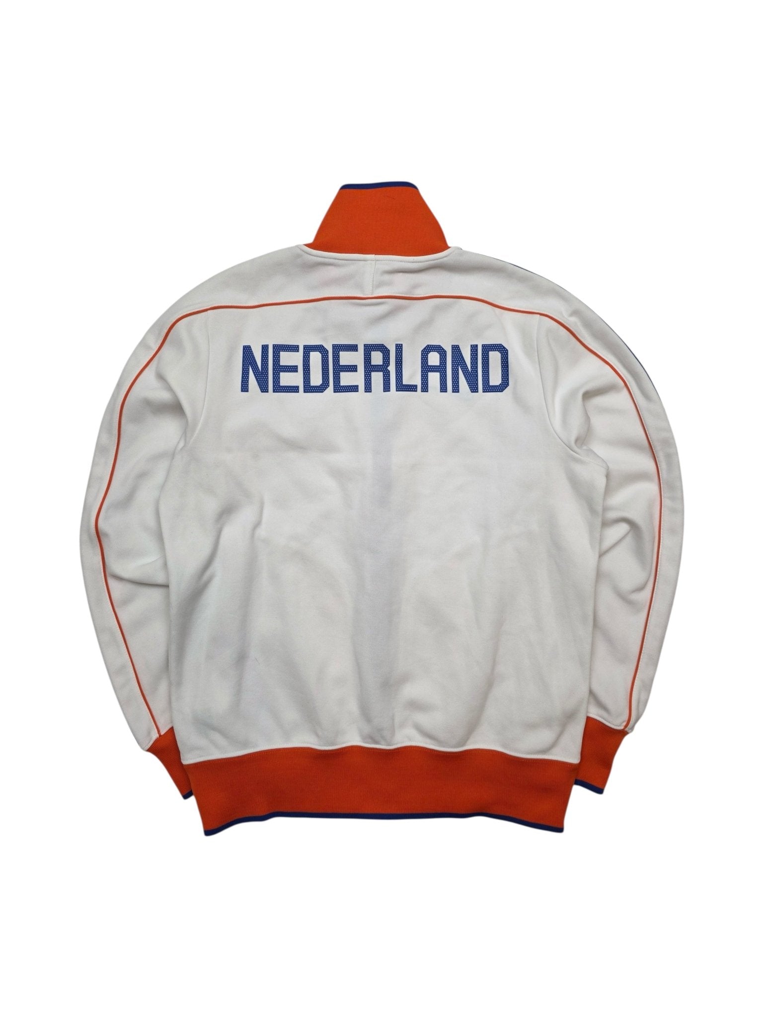 Nike KNVB Vintage Trackjacket – Weiß/Orange/Blau (S) - PKeyVintage