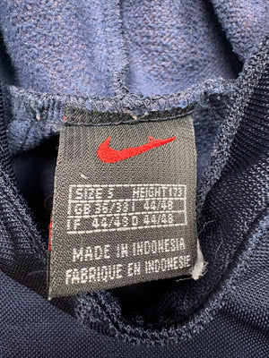 Nike Spellout Vintage Hoodie – Dunkelblau – Bild 3