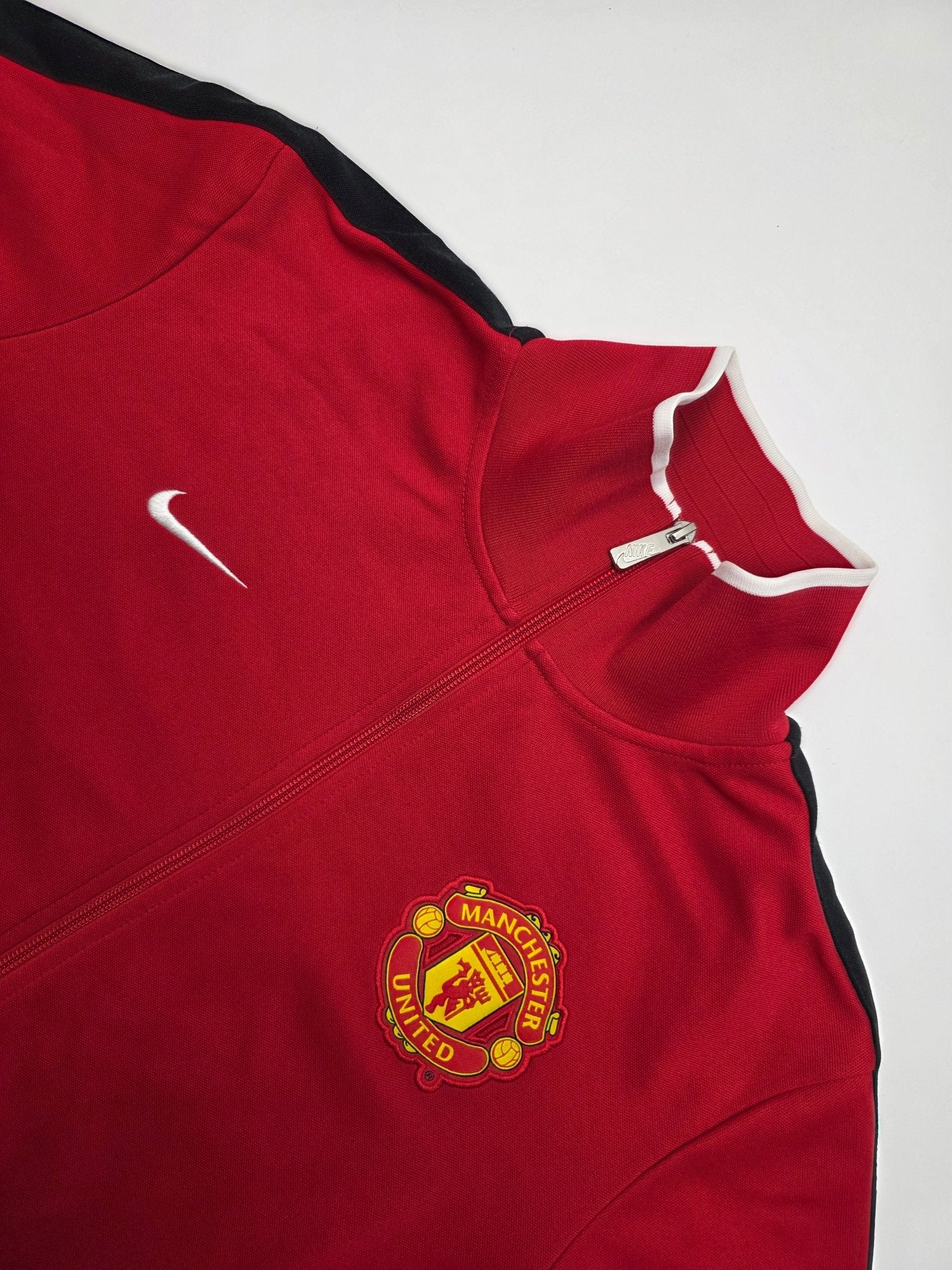 Nike Manchester United Crest Vintage Trackjacket – Rot (L) - PKeyVintage
