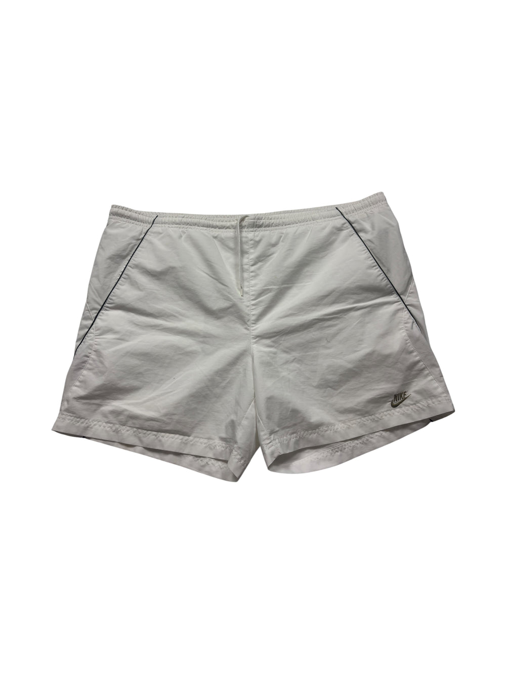 Nike Mini Swoosh Vintage Shorts Weiß XL Frontansicht