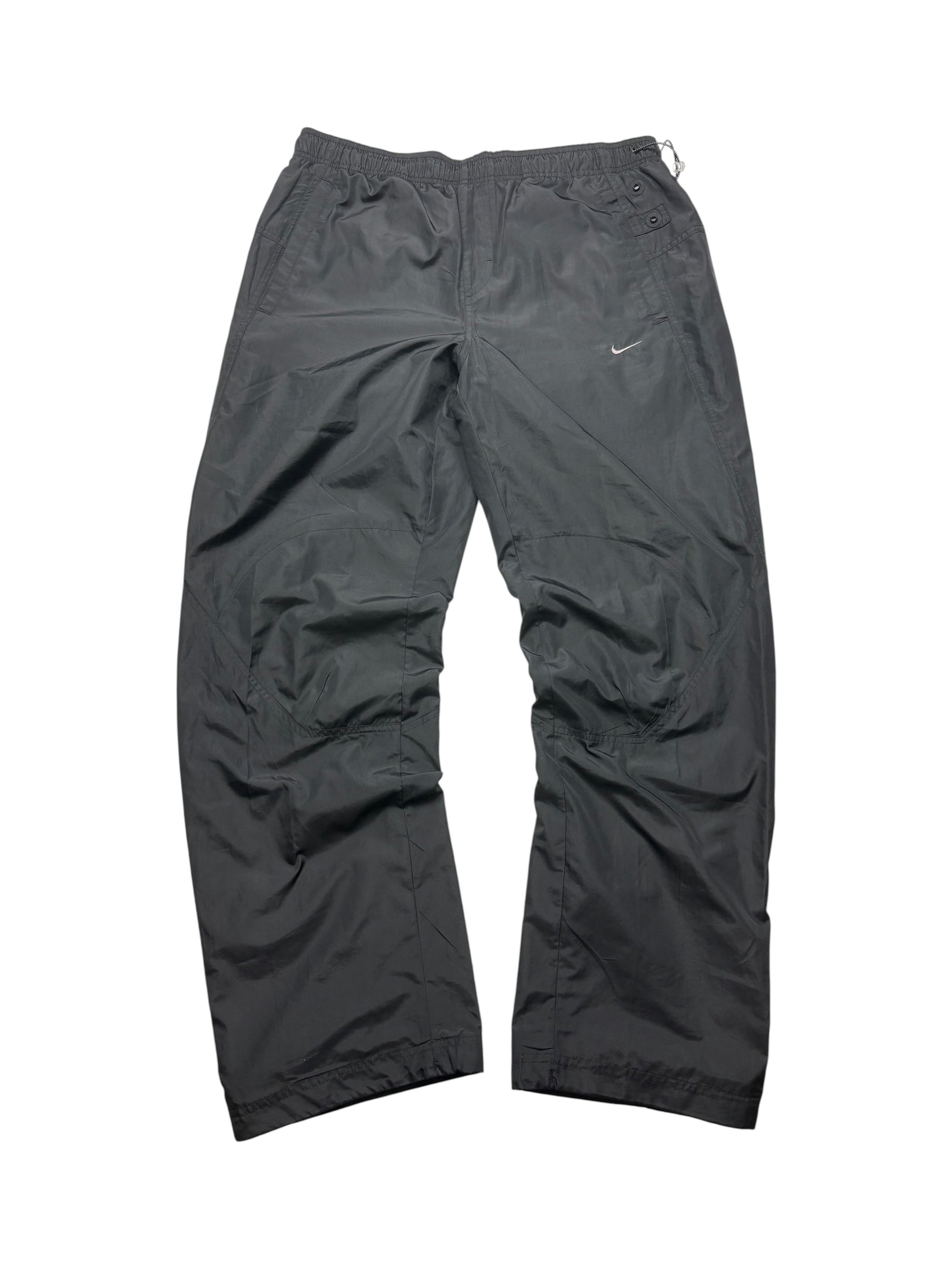 Nike Mini Swoosh Vintage Trackpants Dunkelgrau M Frontansicht