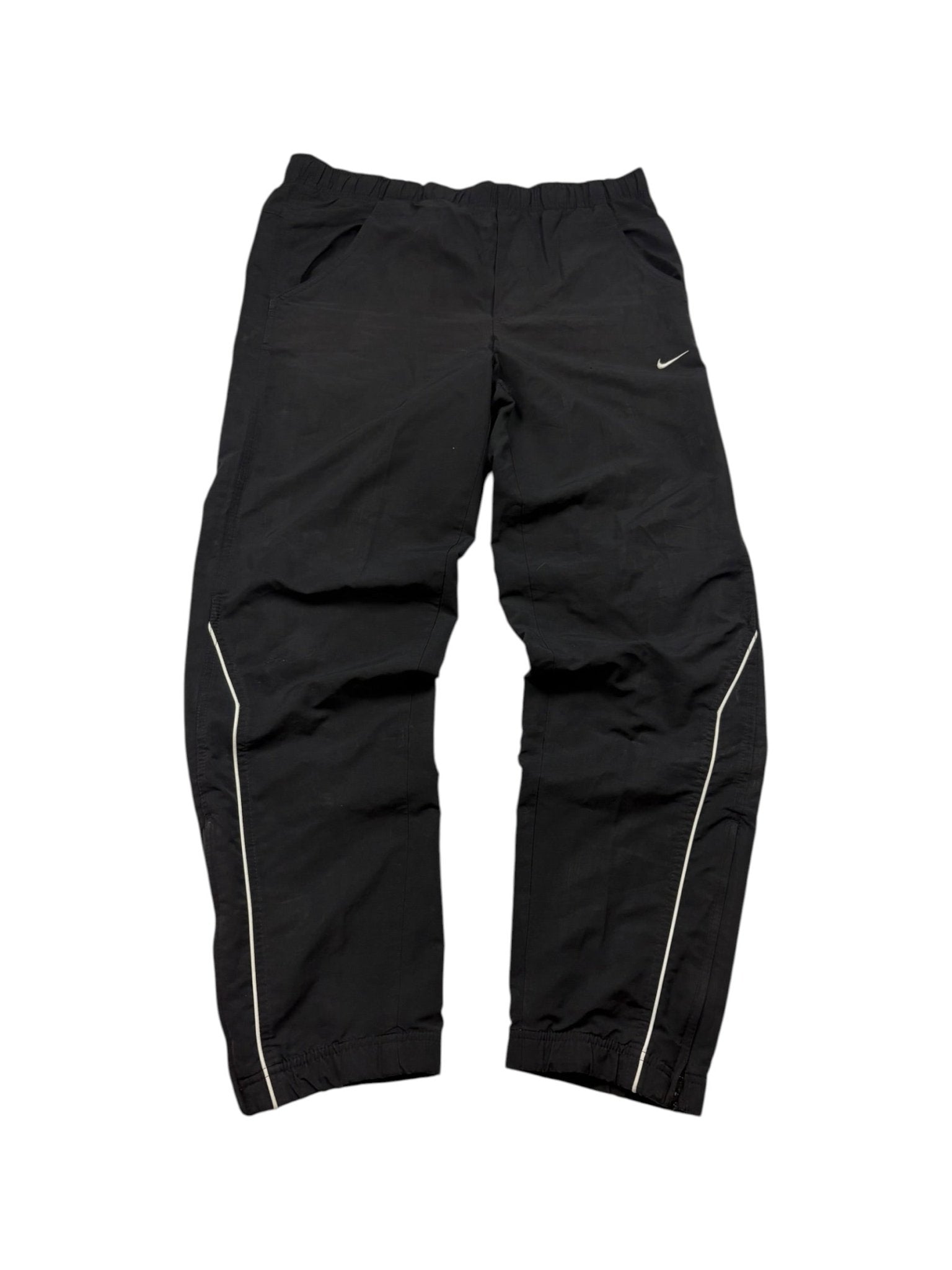 Nike Mini Swoosh Vintage Trackpants – Schwarz (S) - PKeyVintage