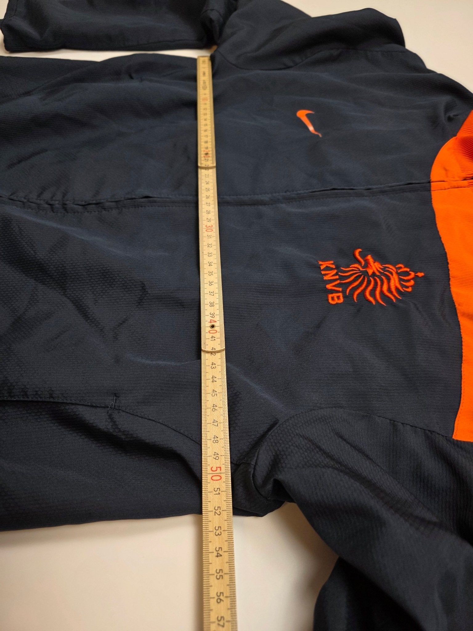 Nike Niederlande Trackjacket - Schwarz/Orange (M) - PKeyVintage