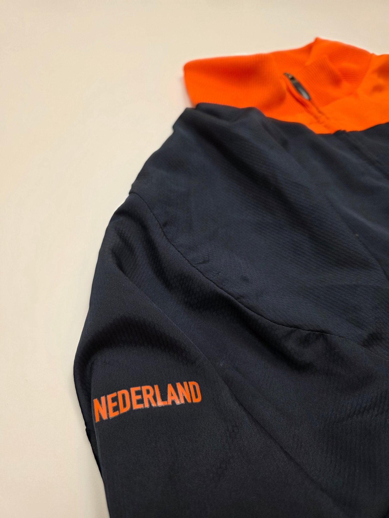 Nike Niederlande Trackjacket - Schwarz/Orange (M) - PKeyVintage