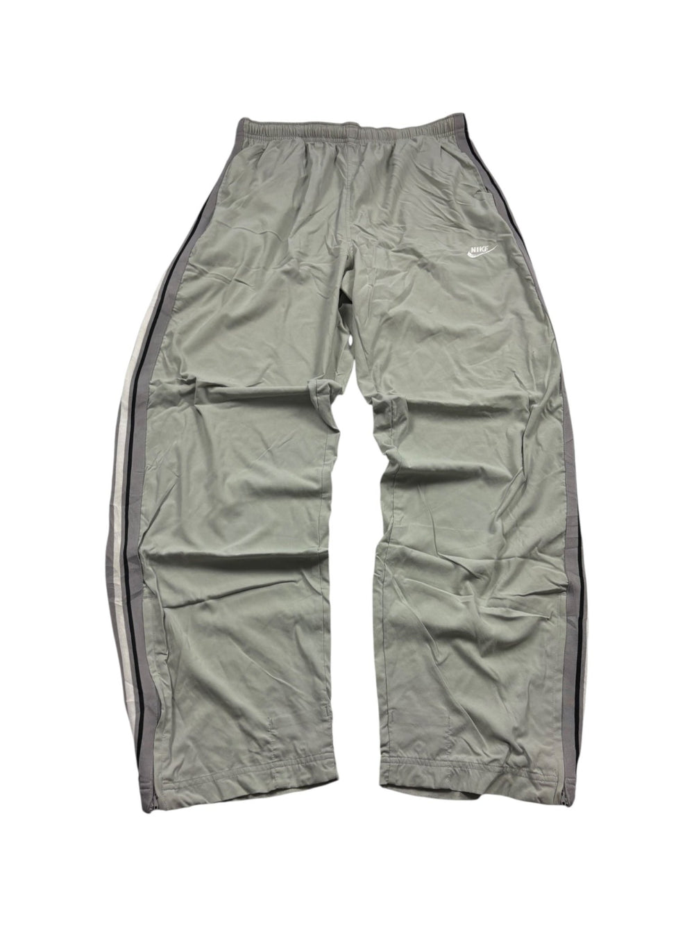Nike Side Stripe Vintage Trackpants Olivgrün XL Frontansicht