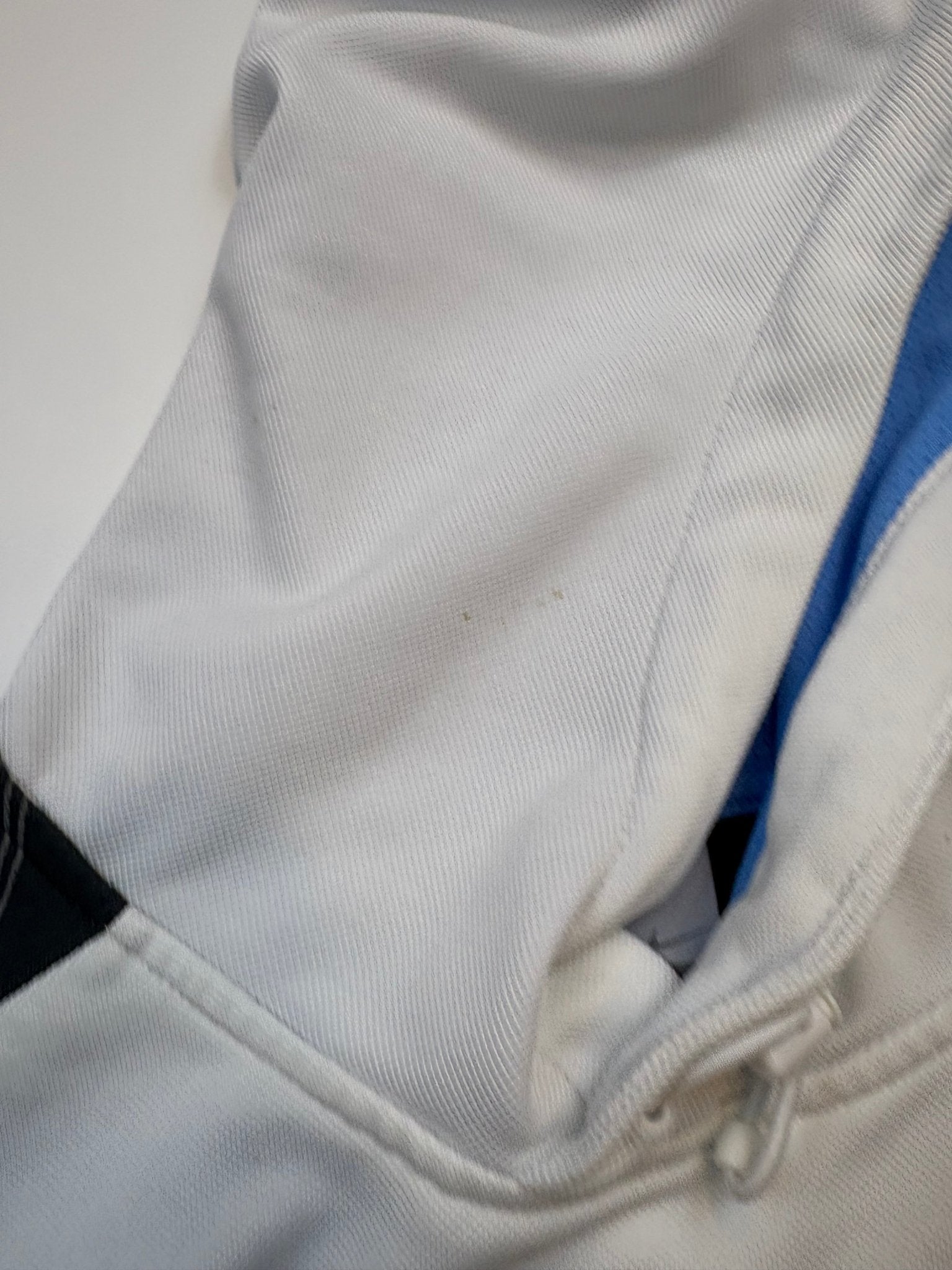 Nike TN Air Vintage Hoodie – Weiß/Hellblau (S) - PKeyVintage