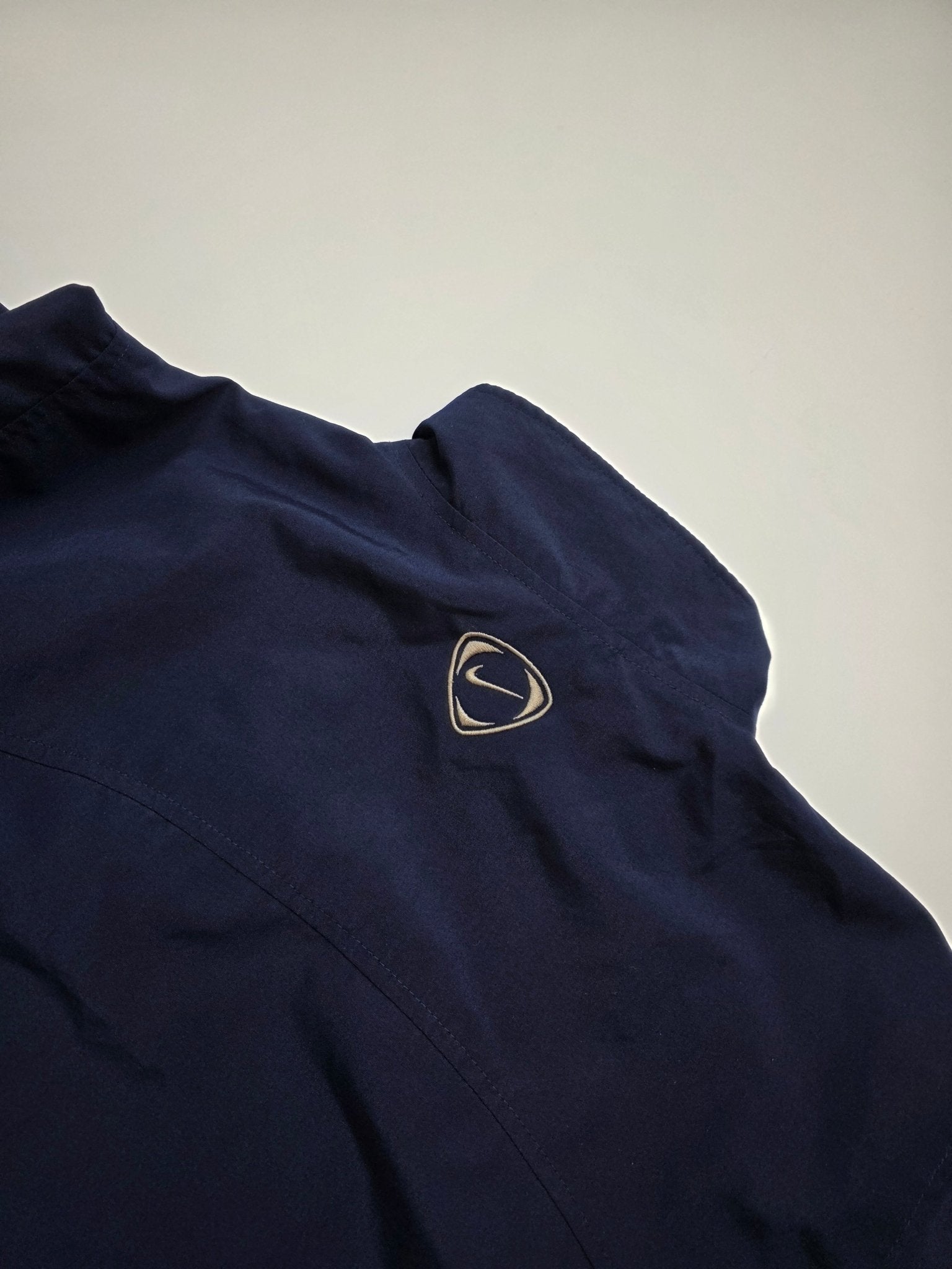 Nike Trackjacket - Navy/Schwarz/Weiß (M) - PKeyVintage