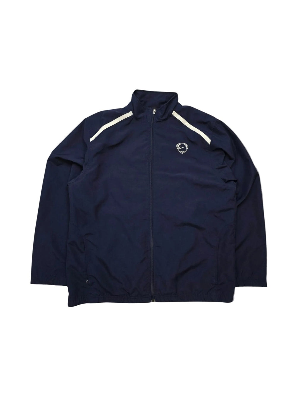 Nike Trackjacket - Navy/Schwarz/Weiß (M) - PKeyVintage