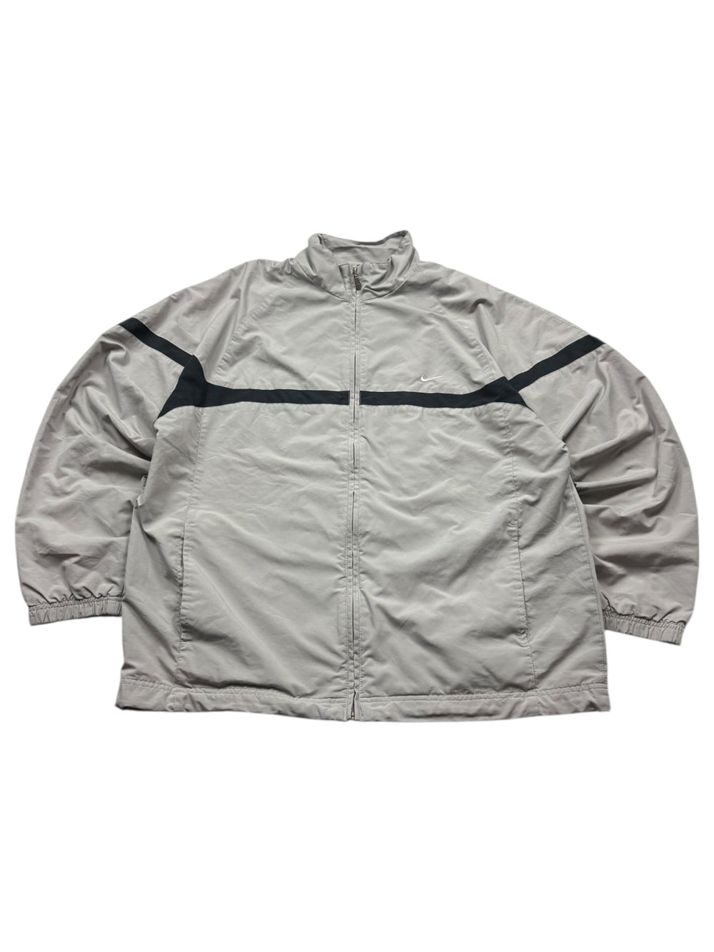 Nike Trainingsjacke - Grau/Schwarz (XXL) - PKeyVintage