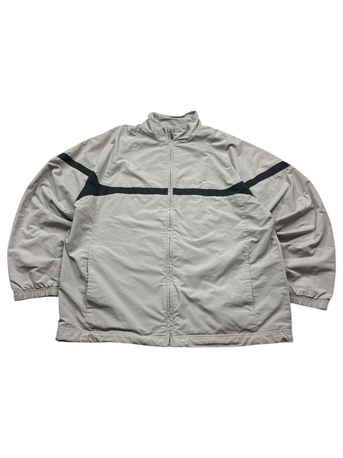 Nike Trainingsjacke - Grau/Schwarz (XXL) - PKeyVintage