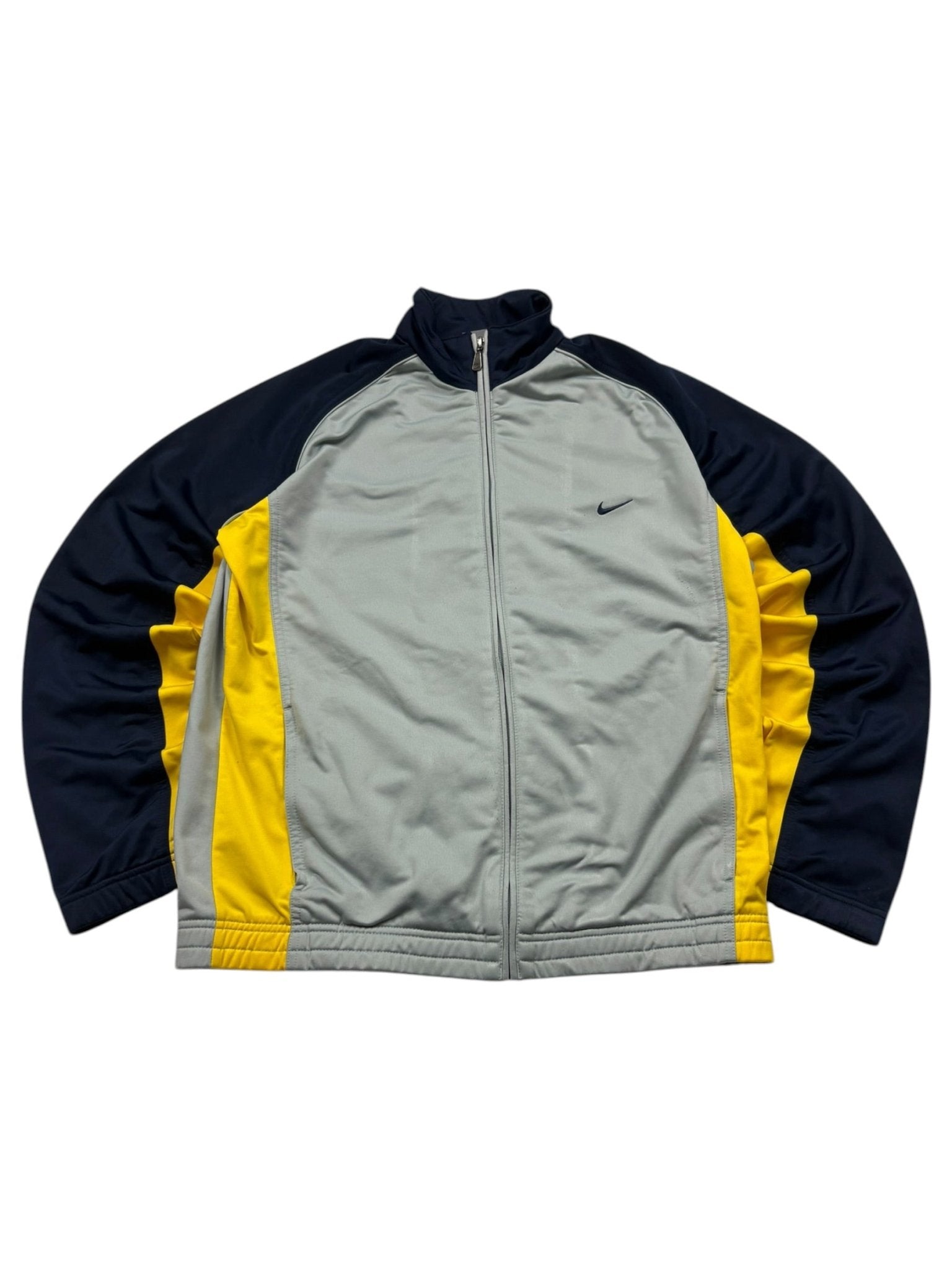 Nike Vintage Tracksuit – Grau/Navy (L) - PKeyVintage