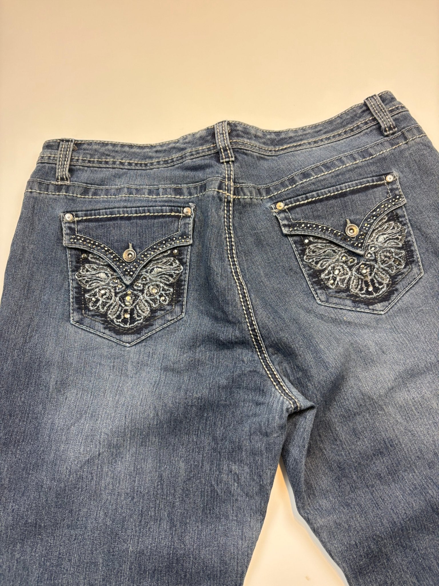 Nine West Butterfly - Flap Vintage Jeans – Blau (33/16) - PKeyVintage