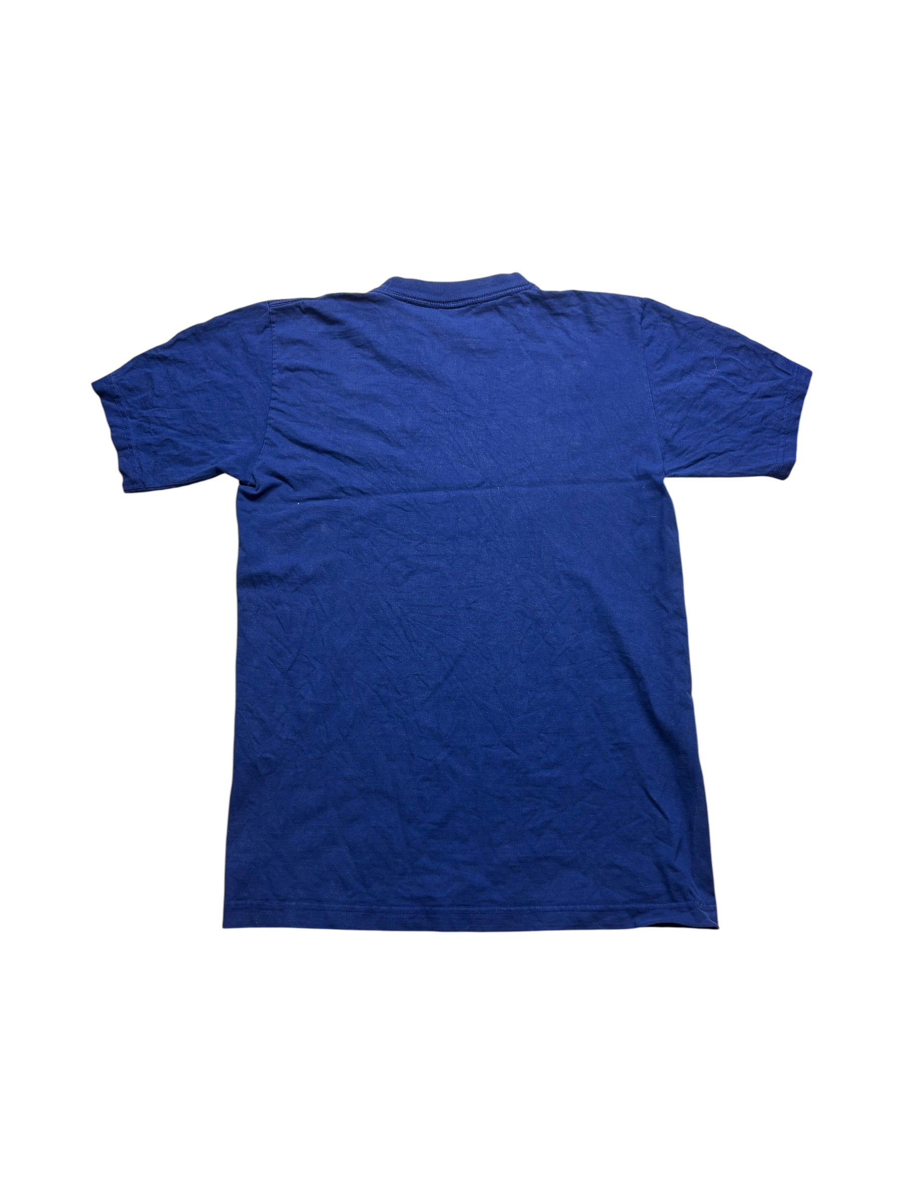 Rückseite des blauen Planet Hollywood Centro Vintage T-Shirts