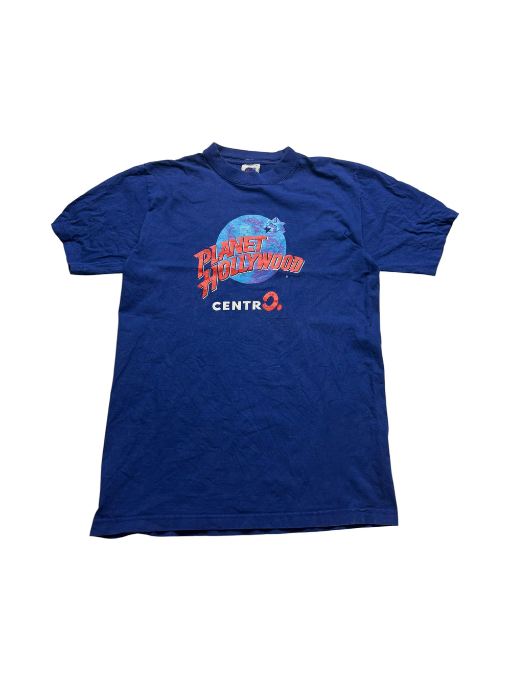 Planet Hollywood Centro Vintage T-Shirt Blau M Frontansicht