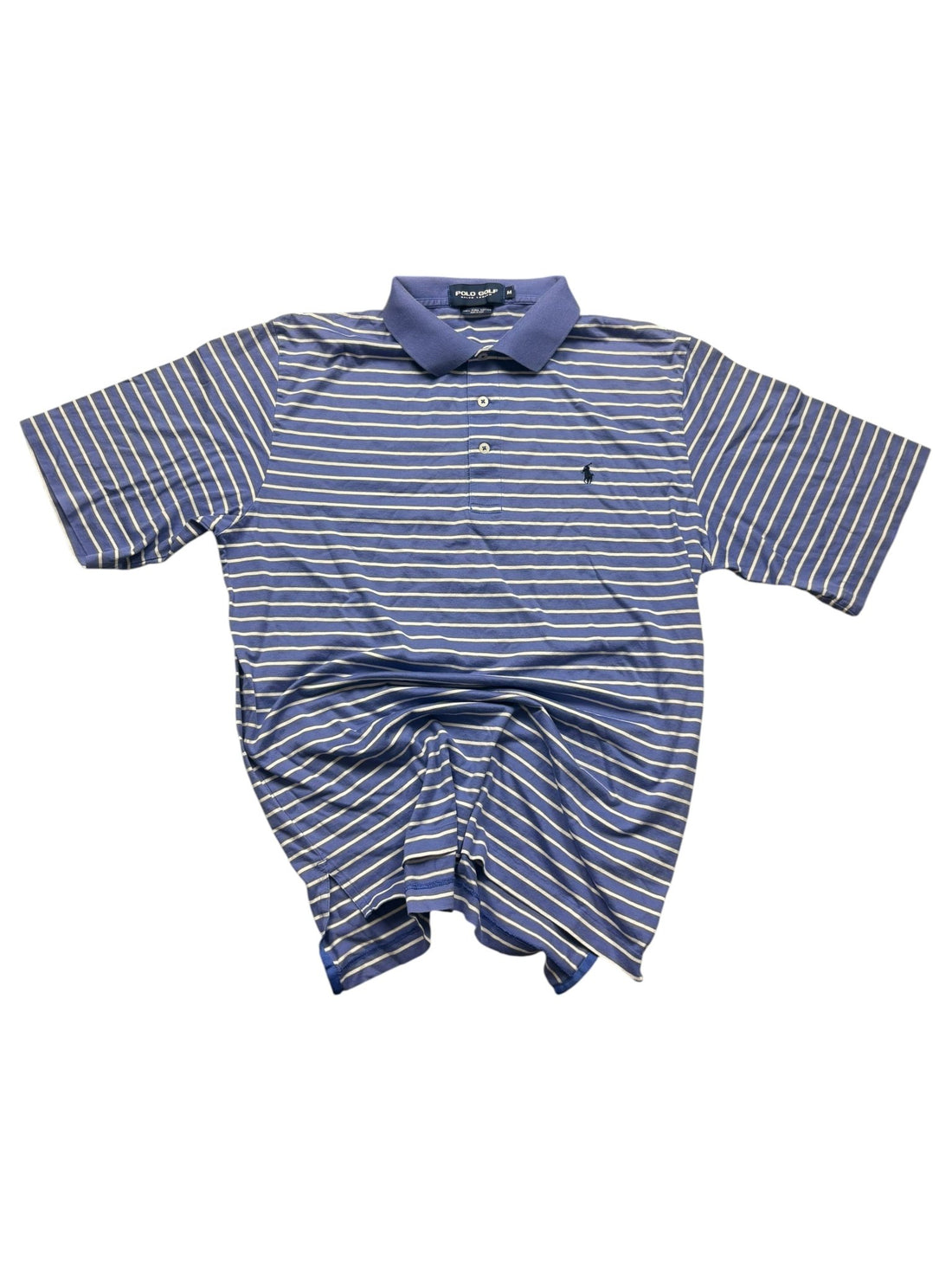 Polo Golf Ralph Lauren Big Pony Custom Fit Vintage Poloshirt - Gestreift (M) - PKeyVintage