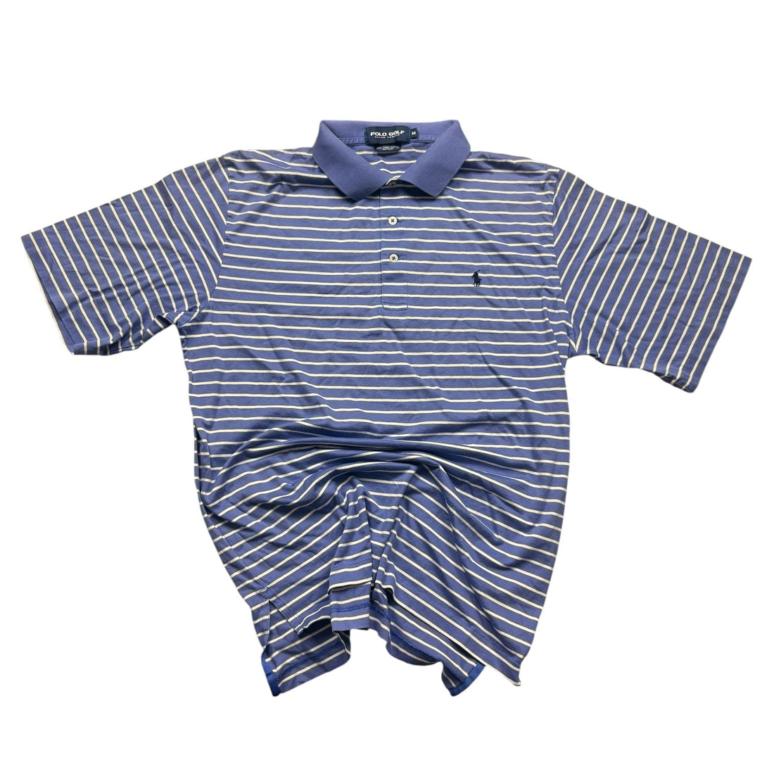 Polo Golf Ralph Lauren Big Pony Custom Fit Vintage Poloshirt - Gestreift (M) - PKeyVintage