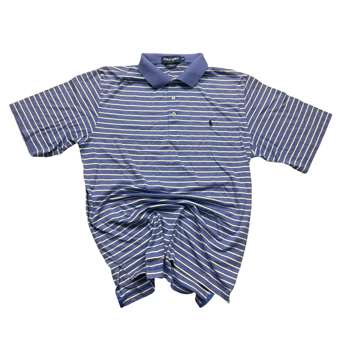 Polo Golf Ralph Lauren Big Pony Custom Fit Vintage Poloshirt - Gestreift (M) - PKeyVintage